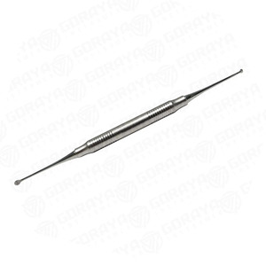 Premium Miller No. 9 Curetas Óseas de Doble Extremo de 2.8mm y 3.4mm, Instrumento Quirúrgico Ortopédico de Acero Inoxidable de Grado Médico - Product Image 6