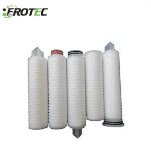 0.22um Highly Asymmetric Pes Membrane Pleated Filter Cartridge for Beer Vodka Water Final Filtration