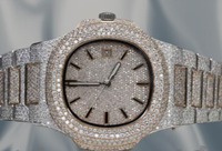 Montre en diamant moissanite de style japonais au design unique pour hommes et femmes d'affaires, disponible à bas prix
