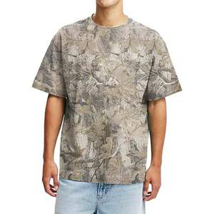 Camisetas de Camuflaje para Hombre, Camisetas con Estampado Gráfico, Camisetas Casuales de Manga Corta con Cuello Redondo, Camiseta Holgada para Caza, Camiseta Deportiva para Hombre - Product Image 1