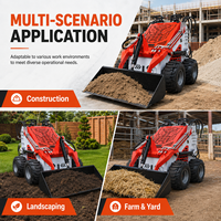 Minipala cingolata idraulica Sihai VT780 con motore Kubota diesel da 16,8 kW per uso forestale