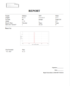 L'analyseur de taille de nanoparticules et de potentiel Zeta DLS corrélé aux photons Winner 901 détecte la plage de mesure du latex de butène 1-10000nm - Product Image 2