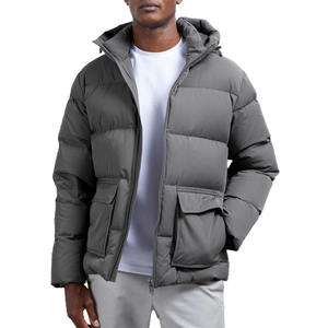 Chaqueta Bomber para Hombre, con Capucha, Relleno de Fibra de Poliéster Gruesa, Impermeable y Transpirable, con Logotipo Personalizado, para Invierno y Actividades al Aire Libre, Venta al Por Mayor - Product Image 6