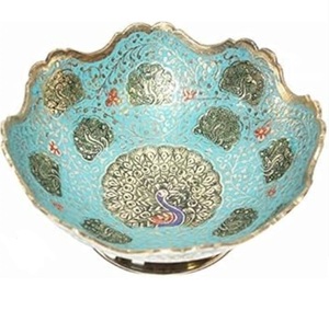 Bol décoratif en métal fait main écologique pour fruits secs, produit très vendu, bol de service pour collations et sucreries - Product Image 3