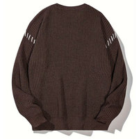 Pulls pour hommes personnalisés, nouveau design, col rond, élégants, à manches longues, vente en gros, streetwear