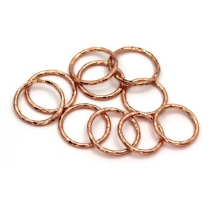 Bandas Apilables de Cobre Personalizables para Diseñadores de Joyería, Anillos de Cobre con Acabado Desgastado - Product Image 2