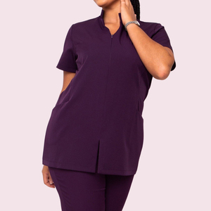 Meilleures ventes : Ensemble de blouses d'uniforme médical en coton pour infirmières et femmes du secteur de la beauté, et ensemble d'uniformes de travail (scrubs) pour femmes, vente en gros - Product Image 6