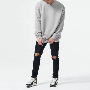 Sudadera con capucha y parche bordado, estilo desgastado, de peso pesado, oversize, para hombre - Product Image 5