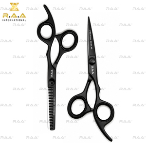 Ensemble de ciseaux professionnels pour salon de coiffure, coupe de cheveux, acier inoxydable japonais, lames de coupe longue durée - Product Image 5