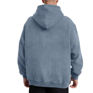 Sudadera con Capucha de Felpa 100% Algodón, Corte Holgado, Estilo Vintage, Lavado Ácido, Venta al por Mayor, Totalmente Personalizable, Sudadera con Capucha de Invierno para Hombre - Product Image 2