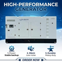 Groupe électrogène diesel silencieux industriel monophasé/triphasé 50KVA 100KVA 150KVA 300KVA 500KVA pour alimentation de secours