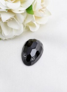 Cabochon de spinelle noire fantaisie naturelle de 44,55 carats, pierre précieuse en vrac pour la fabrication de bijoux fins - Product Image 2