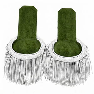 Épaulettes personnalisées avec logo, épingles de sécurité, qualité supérieure, écologiques, embellissements décoratifs pour les épaules, taille OEM, marque privée - Product Image 1