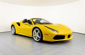 Ferrari 488 Spider Convertible Amarillo, Turbo Automático, Tracción Trasera, Superdeportivo, Roadster, Vehículo de Lujo - Product Image 1