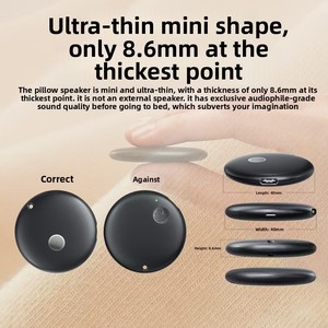 Haut-parleur intelligent portable ultra-compact pour chevet, avec bruit blanc et haute qualité sonore, pour une utilisation sous oreiller - Product Image 6