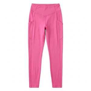 Leggings Deportivos de Cintura Alta Color Rosa, Tejidos, con Bolsillos, Elásticos y Transpirables para Mujer - Product Image 6
