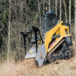 Desbrozadora Forestal Hidráulica Duradera para Minicargadoras Diésel, Accesorio de Alta Eficiencia para Limpieza de Árboles en Obras - Product Image 1