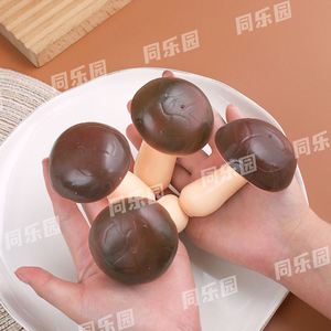 ของเล่นบีบคลายเครียดรูปเห็ดผักสุดสร้างสรรค์ปี 2025 ของเล่นบีบ TPR นุ่มนิ่ม บรรเทาความเครียด - Product Image 3