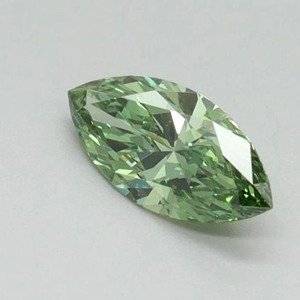 Diamante verde marquesa de corte elegante y vibrante, cultivado en laboratorio, certificado por IGI, diamante verde suelto para anillo de compromiso personalizado de 1 a 5 quilates VVS - Product Image 1