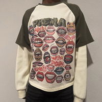 T-shirts personnalisables pour hommes en gros, respirants, double couche, manches longues, sportswear, streetwear, hiver, grandes tailles, 100% coton