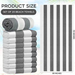 Toalla de Playa de Lujo Estampada Absorbente de Alta Calidad, Tela Suave Resistente a la Decoloración, Perfecta para Vacaciones de Verano y Relajación en la Playa - Product Image 5