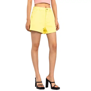 Shorts en jean skinny pour femmes, style Bermuda, écologiques, respirants, séchage rapide, hip-hop, simples, en denim, pour l'été, taille haute - Product Image 6
