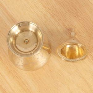 Modern Fancy Design Brass Material Luxury Antique Style <b>Ginger</b> <b>Jar</b> with Lid Dishwasher Safe Food Grade Kitchen Usage Supplies - Product Image 6