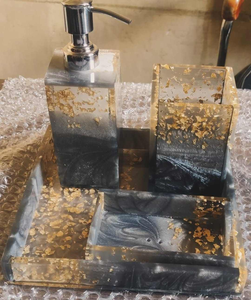 Juego de Accesorios de Baño de Lujo con Escultura de Ángel de Resina de Primera Calidad, Ecológico, Incluye Jabón - Product Image 6