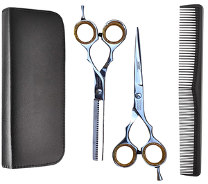 Professional <b>Barber</b> Thinning Shears <b>Set</b> Hairdressing Scissors for Hair Salon Scissor Cut Hair Cutting Tool Beauty Supply - Product Image 1