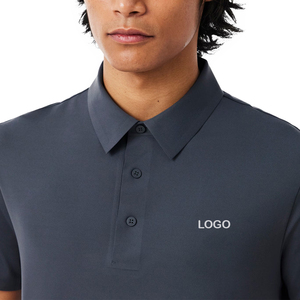 Polo décontracté pour homme, coupe classique, en coton respirant, anti-humidité, maille interlock, poids moyen, manches courtes, tendance du moment - Product Image 6