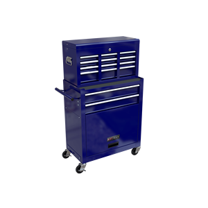 BLUE 8-Drawer <b>Rolling</b> <b>Tool</b> Chest with Wheels High Capacity <b>Tool</b> Storage Cabinet - Product Image 6