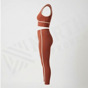 Premium Quality Gym Wear Set Women Sport Custom Fitness High Waist Shorts <b>Zip</b> <b>Up</b> <b>Jacket</b> Yoga Two Piece Clothes Outfit - Product Image 3