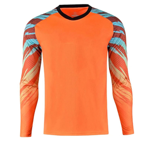 Custom Goalkeeper Uniform Wholesale Soccer Goalie Jersey And Shorts Set With <b>Padding</b> Long Sleeve Kit For Men Women Youth - Product Image 4
