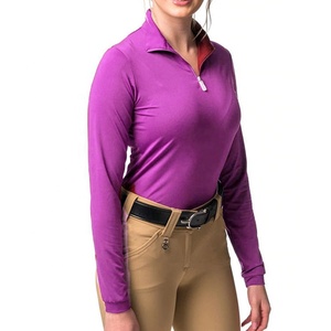OEM Factory Breathable Horse Equestrian Shirt With <b>Long</b> <b>Sleeves</b> Horse Riding Womens <b>Base</b> <b>Layers</b> Customized High Quality 2026 - Product Image 5