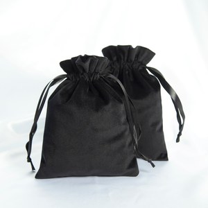 Custom Satin Drawstring Dust <b>Bag</b> with Logo Luxury Jewelry Shoe Gift Packaging Pouch for Wholesale Brand Use - Product Image 1