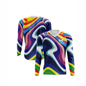 Jersey Transpirable, Ligero y Cortavientos para Ciclismo de Descenso, Motociclismo y Todoterreno, de Secado Rápido, con Corte Láser, de Poliéster y Elastano, Unisex para Adultos - Product Image 4