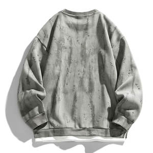 Sweat-shirt à coupe régulière surdimensionné, 100% coton, écologique, confortable, style ample, tissu doux, parfait pour les tenues décontractées d'hiver - Product Image 2