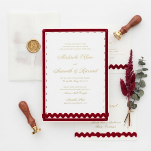 Crimson <b>Red</b> 15mm Ric Rac Velvet Edge for Theatre Wardrobes Holiday Table Styling Folk Dance <b>Costumes</b> Textile Decoration OEM - Product Image 3