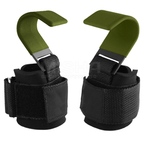 Crochets de musculation robustes avec support de poignet réglable, crochets de levage antidérapants pour la musculation – Logo personnalisé - Product Image 6