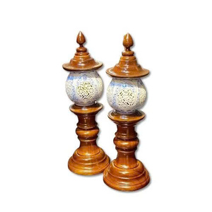 Lampe de bureau élégante en bois de palissandre, abat-jour en papier, base E26, AC, éclairage traditionnel fait main pour chambre et bureau - Product Image 6