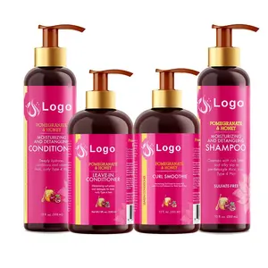 MIELLE Organics Pomegranate & Honey Leave-In Conditioner Twisting Souffle Shampoo Hair Care