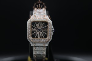 High on Demand Unisex Moissanite Diamond <b>Watch</b> High Brilliance Stones <b>for</b> Daily Wear Gifting and Special Occasions <b>for</b> Sale - Product Image 5
