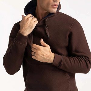 Premium Quality Hot <b>Top</b> Layered Full Sleeve Hoodie Amazing Draw <b>Strings</b> 100% Cotton Fleece Quick Dry Breathable Casual Winter - Product Image 6