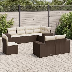 Ensemble de canapés de jardin rectangulaires modulaires modernes, collection de canapés de patio - Product Image 1