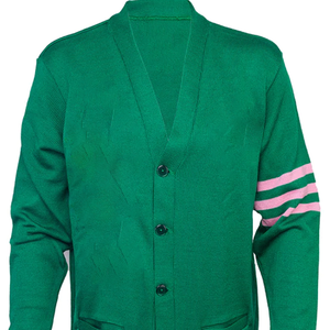 Cárdigans Unisex Personalizados con Logotipos Bordados, Suéteres de Punto con Letras Bordadas, Antiarrugas - Product Image 5