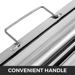 Paquete de 6 Filtros Comerciales para Campana Extractora, Acero Inoxidable 430, 5 Ranuras, 19.5W X 15.5H Pulgadas, para una Mejor Circulación de Aire - Product Image 3