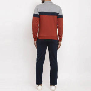 Chándal Deportivo para Hombre con Bloques de Color, Cierre de Cremallera, Manga Larga, Estilo Casual para Otoño, con Bolsillos Laterales, Corte Regular - Product Image 2