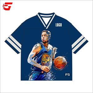 Maillot de basket-ball personnalisé à manches courtes, grande taille, respirant, pour supporters, vente en gros OEM, fabriqué au Pakistan - Product Image 3