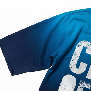T-shirt Homme 100% Coton Épais Coupe Boxy Col Côtelé Surdimensionné Effet Délavé Uni Personnalisable - Product Image 4