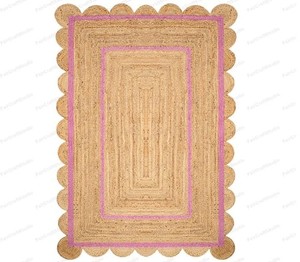 Handmade <b>Jute</b> Braided <b>Rugs</b> Handmade Scallop <b>Jute</b> <b>Rugs</b> Scalloped <b>Jute</b> <b>Rugs</b> Braided <b>Jute</b> Area <b>Rugs</b> Handmade Braided <b>Jute</b> <b>Rugs</b> - Product Image 3